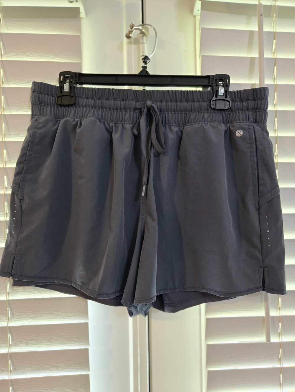 Layer8 Qwickdry Drawstring Athletic 2 In 1 Shorts Sz XL
